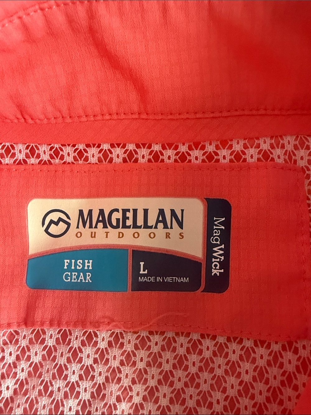 Magellan Outdoors Coral Short-Sleeve Button-Down Shirt - Picture 2 of 3